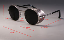 Load image into Gallery viewer, zml14 Retro Round Metal Sunglasses Steampunk Men Women Brand Designer Glasses Oculos De Sol Shades UV Protection