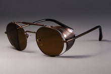 Load image into Gallery viewer, zml14 Retro Round Metal Sunglasses Steampunk Men Women Brand Designer Glasses Oculos De Sol Shades UV Protection
