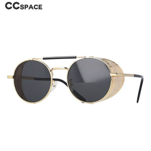 zml14 Retro Round Metal Sunglasses Steampunk Men Women Brand Designer Glasses Oculos De Sol Shades UV Protection