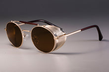 Load image into Gallery viewer, zml14 Retro Round Metal Sunglasses Steampunk Men Women Brand Designer Glasses Oculos De Sol Shades UV Protection